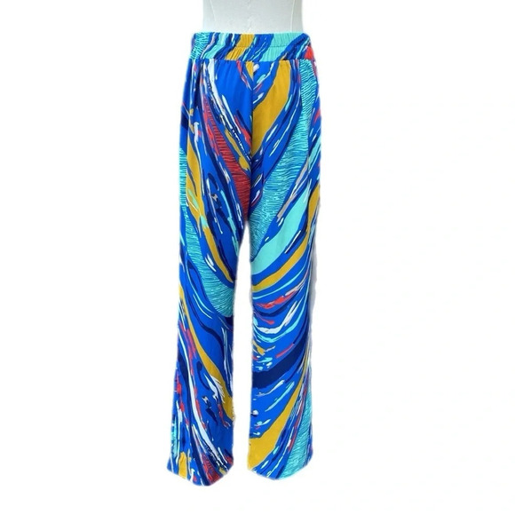 Anthropologie Everly Paint splatter pants with pockets size medium - Picture 1 of 13